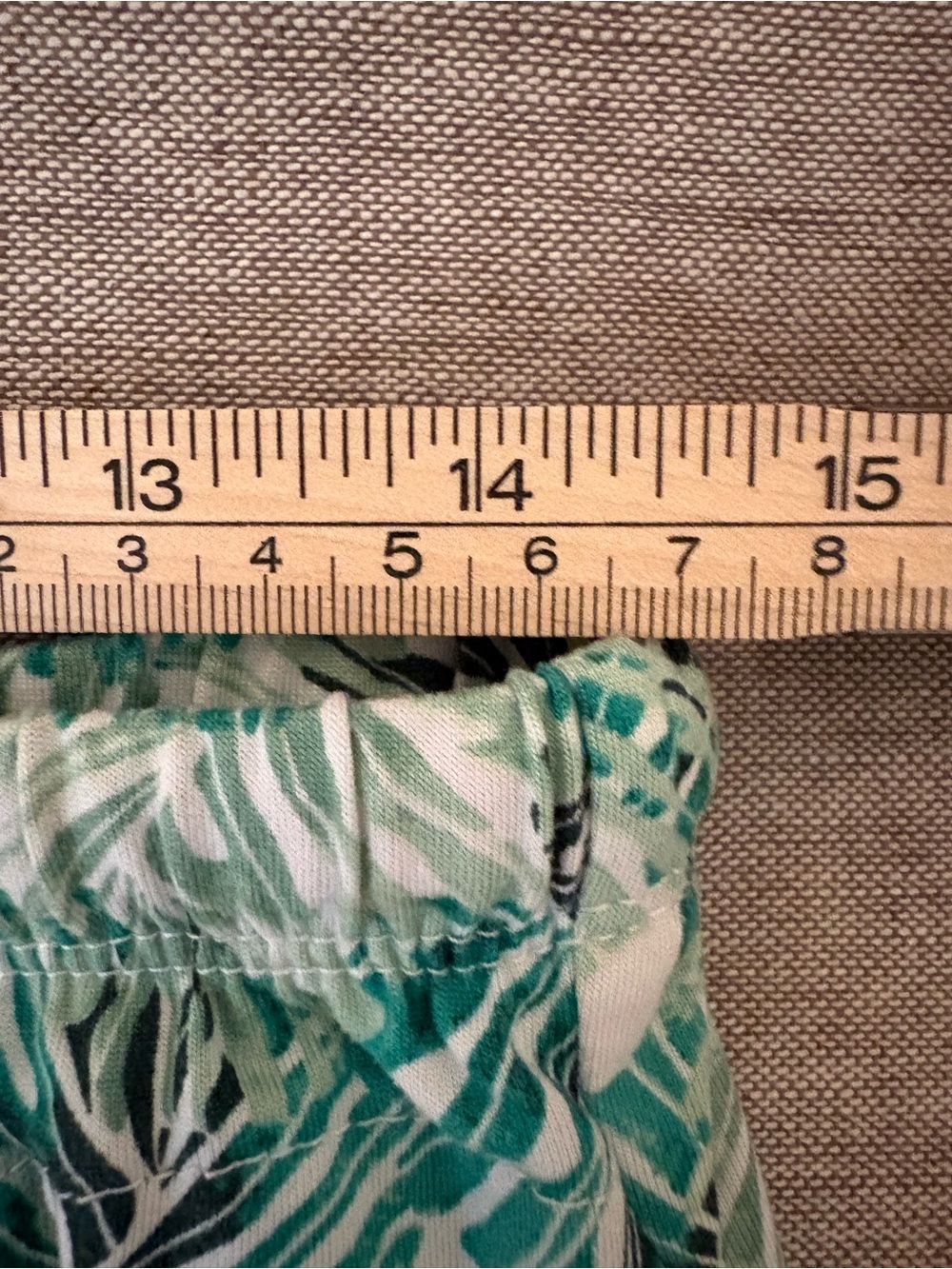 Room Service Monstera Green Tropical Pajama Set M Loungewear Resort Vacation - Picture 11 of 12